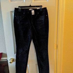 Black Velvet Loft skinny jeans